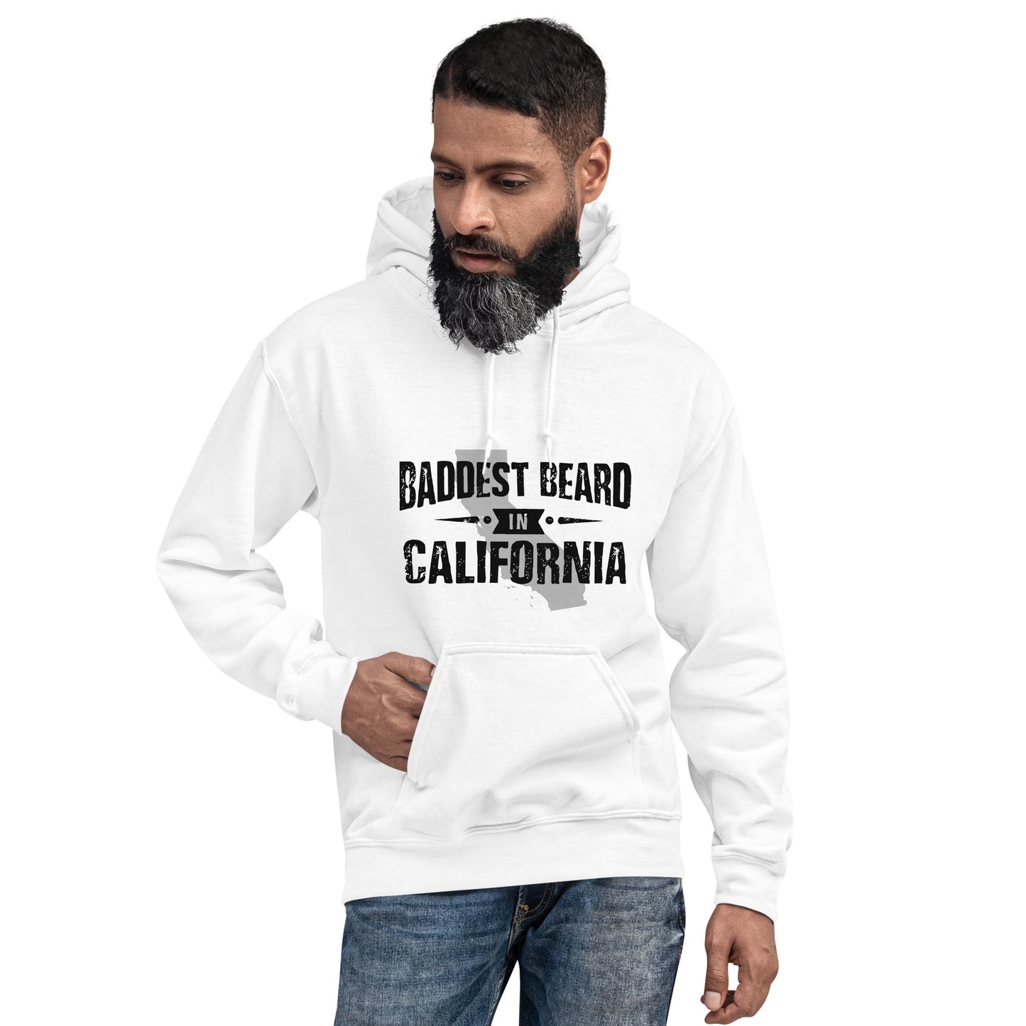 Baddest Beard in California (Classic Hoodie)